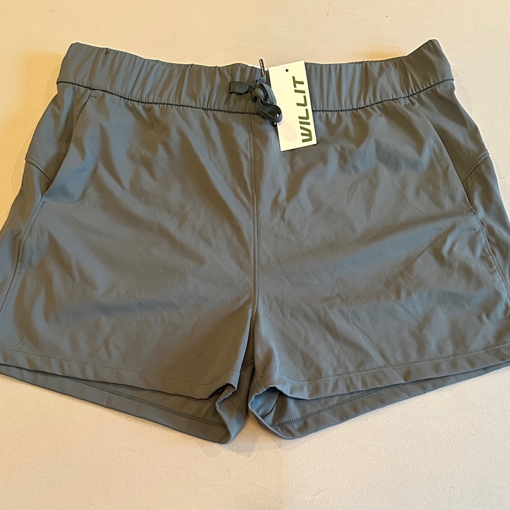 Willit Women's Athletic Charcoal Shorts